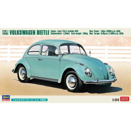 Hasegawa Volkswagen Beetle Type 1 (1966) makett