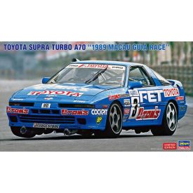   Hasegawa Toyota Supra Turbo A70 '1989 Macau Guia Race' makett
