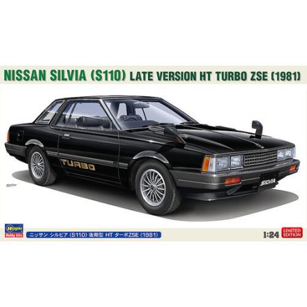 Hasegawa Nissan Silvia (S110) Late Version HT Turbo ZSE (1981) makett