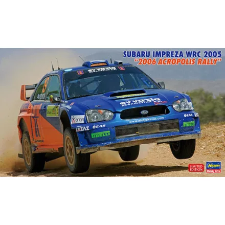 Hasegawa Subaru Impreza WRC 2005 - 2006 Acropolis Rally makett
