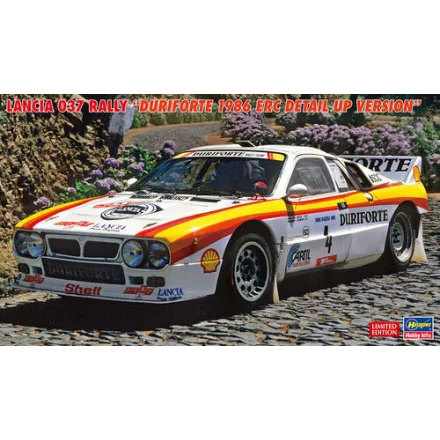 Hasegawa Lancia 037 Rally Duriforte 1986 ERC (Detail Up Version) makett