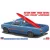 Hasegawa Datsun Sunny Truck (GB120) Early Version with Surfboard makett