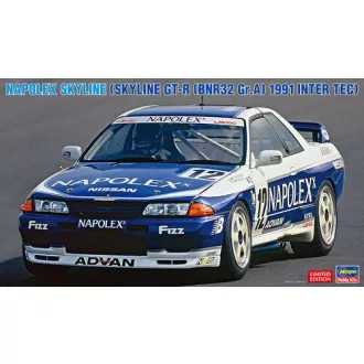   Hasegawa Nissan Napolex Skyline GT-R [BNR32 Gr.A] 1991 Inter Tec makett