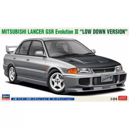 Hasegawa Mitsubishi Lancer GSR Evolution III - Low Down Version makett