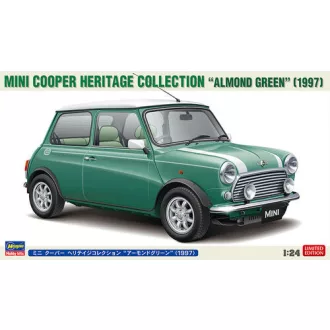   Hasegawa Mini Cooper Heritage Collection - Almond Green (1997) makett