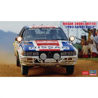 Hasegawa Nissan 240RS (BS110) - 1983 Safari Rally makett