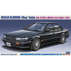   Hasegawa Nissan Bluebird 4Door Sedan SSS-Attesa Limited (U12) Early (1987) makett