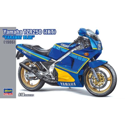 Hasegawa Yamaha TZR250 (1KT) "Faraway Blue" 1986 makett