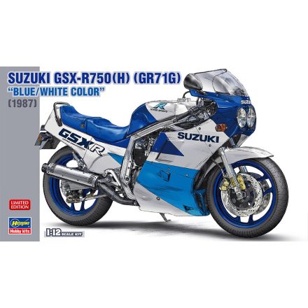 Hasegawa Suzuki GSX-R750(H) (GR71G) "Blue/White Color" 1987 makett
