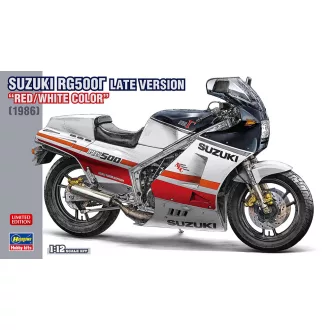   Hasegawa Suzuki RG500T Late Version "Red/White Color" (1986) - motorkerékpár makett