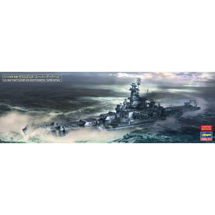 Hasegawa USS Battleship South Dakota Super makett