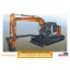 Hasegawa Hitachi Construction Machinery Excavator Zaxis 135US Cutter Heads - munkagép makett
