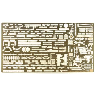   Hasegawa QG16 IJN Battleship NAGATO Basic Parts Set B - makett feljavító készlet