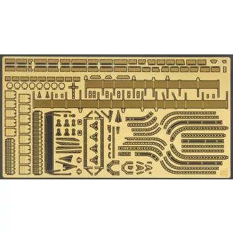   Hasegawa QG27 St B IJN Carr Akagi Photo Etched Parts - fotómaratott kiegészítő