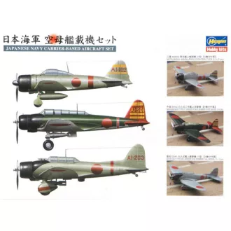   Hasegawa Japanese IIWW Carrier-based Aircraft Set - makett feljavító készlet