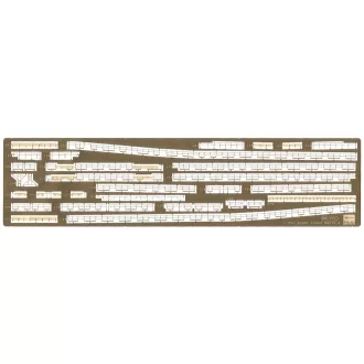   Hasegawa QG37 IJN Light Cruiser Agano Class Photo Etched Parts - fotómaratott kiegészítő