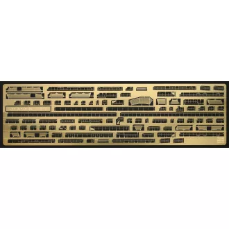   Hasegawa QG44 USS Gambier Bay Basic Etching Detail Set - fotómaratott kiegészítő
