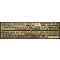 Hasegawa QG44 USS Gambier Bay Basic Etching Detail Set - fotómaratott kiegészítő