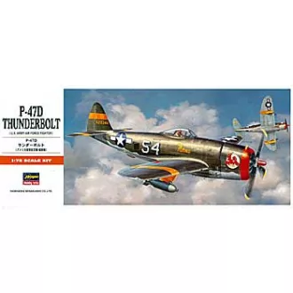 Hasegawa P-47 D Thunderbolt - katonai repülő makett