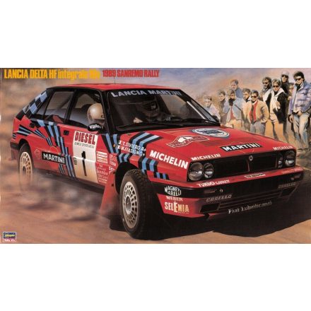 Hasegawa Lancia Delta HF '89 Sanremo Rally makett