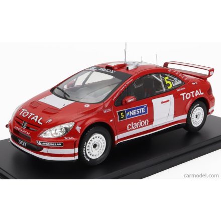 EDICOLA PEUGEOT 307 WRC N 5 WINNER RALLY NESTE FINLAND 2004 M.GRONHOLM - T.RAUTIAINEN