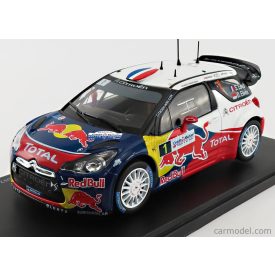   EDICOLA CITROEN DS3 WRC REDBULL TOTAL N 1 RALLY D'ALSACE 2012 S.LOEB - D.ELENA