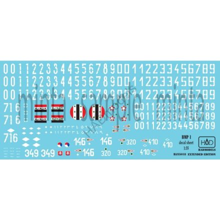 HAD BMP-1 bővített kiadású matrica