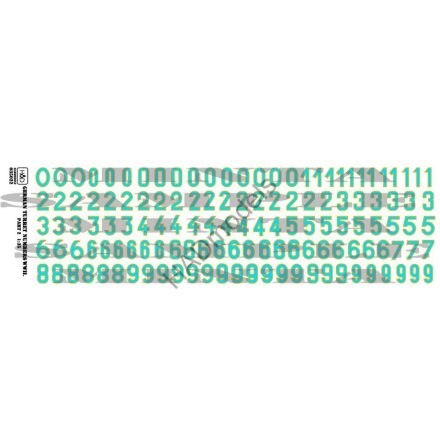 HAD Német II.VH-s toronyszámok matrica part 2