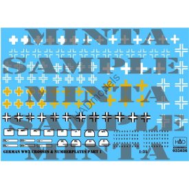 HAD German WWII. Crosses and numberplates part 1