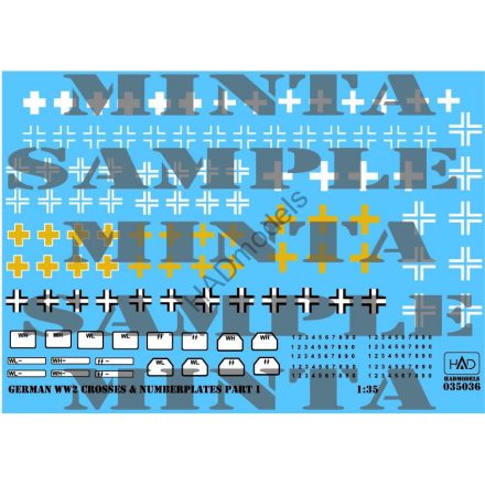 HAD German WWII. Crosses and numberplates part 1