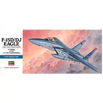 Hasegawa F-15D/DJ Eagle - katonai repülő makett