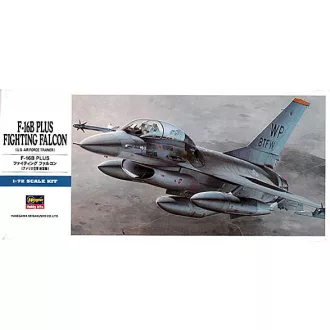   Hasegawa F-16B plus Fighting Falcon - katonai repülő makett