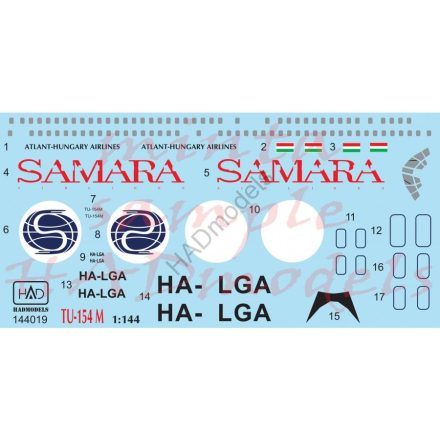 HAD Tu-154 M Samara Airlines