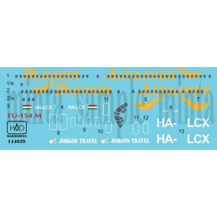 HAD Tu-154 M Pannon Airlines