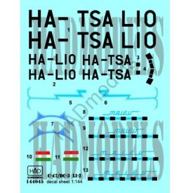 HAD C-47/LI-2 MALÉV (HA-TSA, HA-LIO) Eastern Express