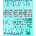 HAD Magyar felségjelek és számsorok 1958- matrica