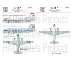 HAD IL-14 P Kormánygép matrica