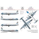 HAD IL-18 Retro 60-as évek MALÉV matrica