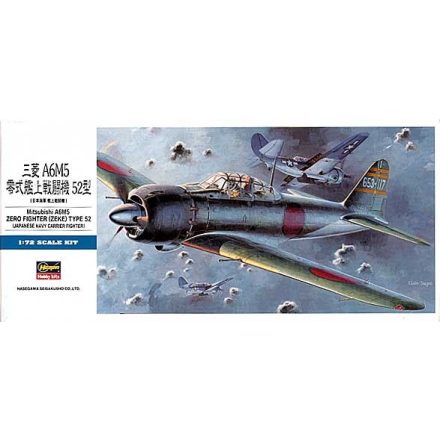 Hasegawa A6M2 Zero Fighter Type 52 makett