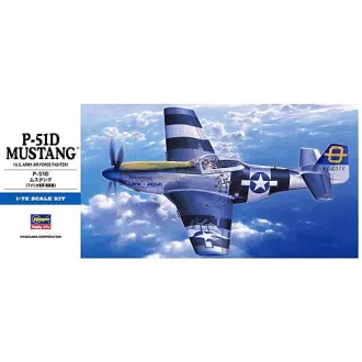Hasegawa P-51D Mustang - katonai repülő makett