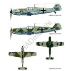 HAD Messerschmitt Bf 109 E-4 (Black 9 "schnauzl" ; yellow 1)