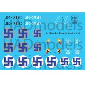 HAD Ju-88 A-4 in Finn matrica