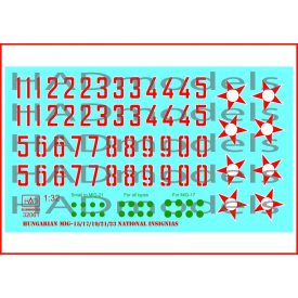 HAD Magyar nemzeti jelzések (Csillag és számsor) 1:32