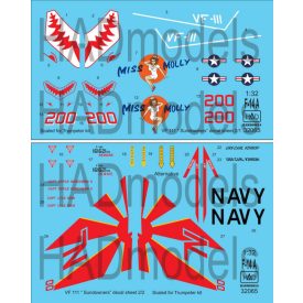 HAD F-14A ”Miss Molly” double decal sheet