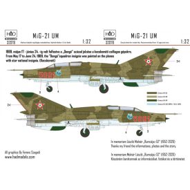   HAD MiG-21 UM 5091 "Dongó" Századjelzéses Csillagos felségjellel matrica