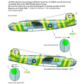 HAD B-24 Green Dragon matrica 1:48