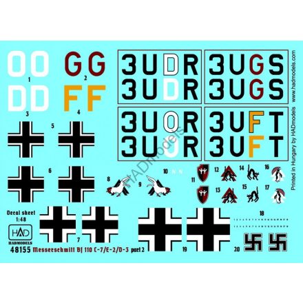 HAD Messerschmitt Bf 110 D-3/E-2 "Africa" part 2