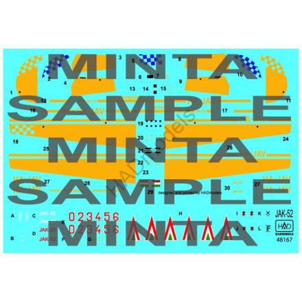 HAD JAK -52 "Vári Gyula" + HunAF jelzések