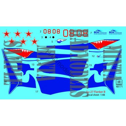 HAD Su-27 (Russian 08 shark)