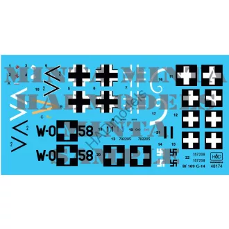 HAD Messerschmitt Bf 109 G-14 (W0+58; Black 1; <2+I)